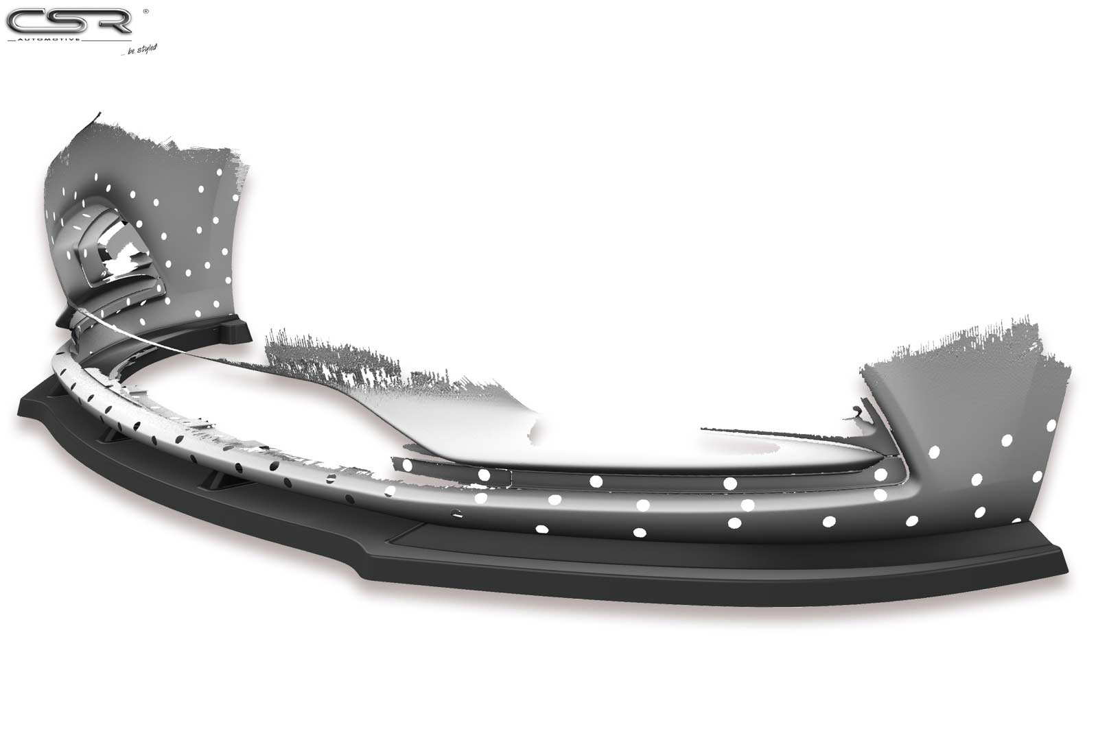 Lame de parechoc avant pour Opel Astra K hatchback / Sportstourer (préfacelift) (2015-2019) - Fabriqué en ABS (6 finitions au choix)