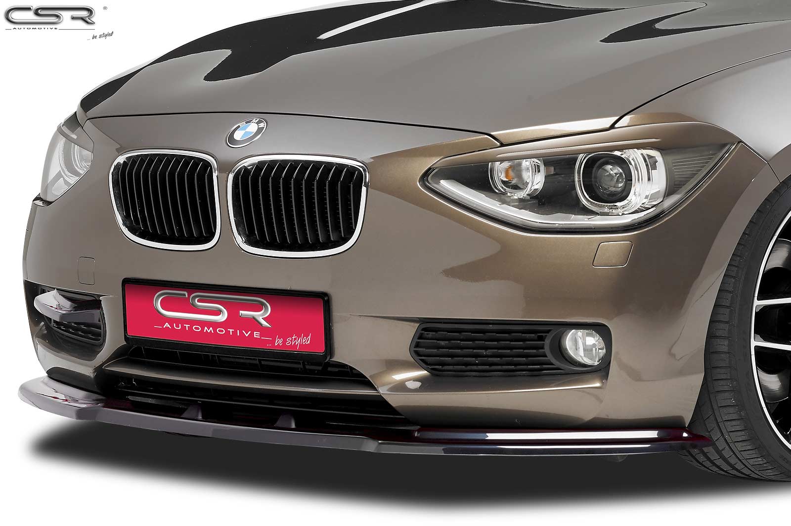 Lame de parechoc avant pour BMW Série 1 F20 / F21 toutes carrosseries (06/2011-03/2015) - Fabriqué en ABS (6 finitions au choix)