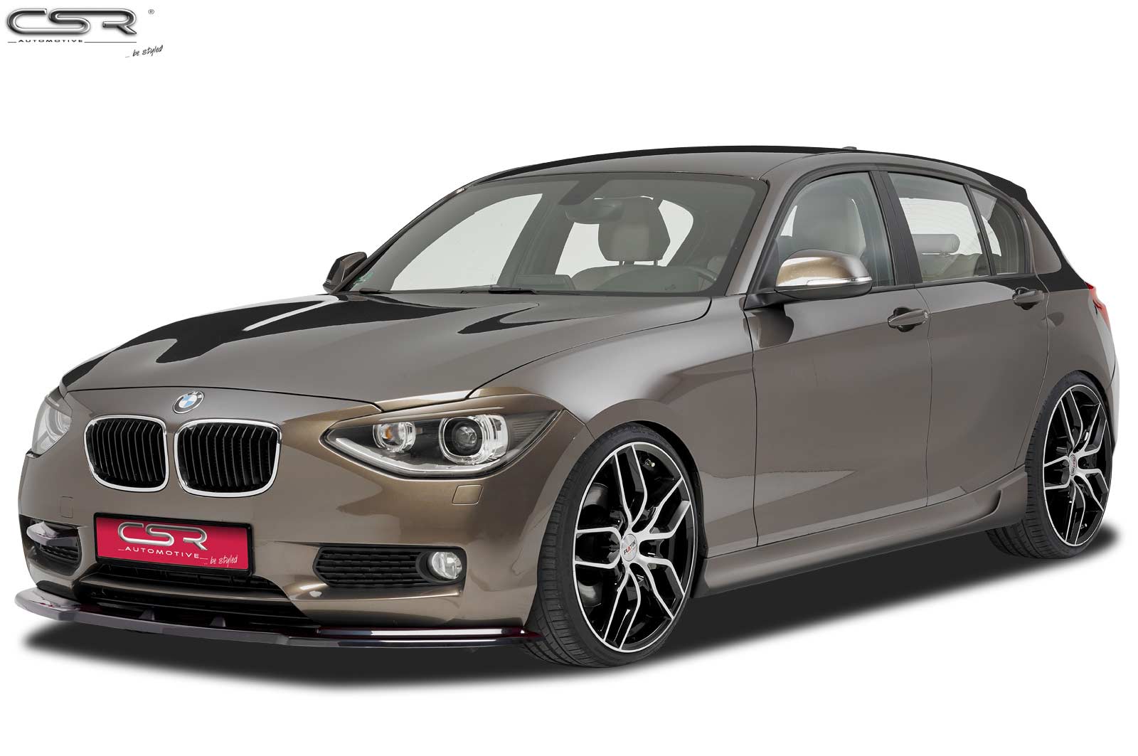 Lame de parechoc avant pour BMW Série 1 F20 / F21 toutes carrosseries (06/2011-03/2015) - Fabriqué en ABS (6 finitions au choix)