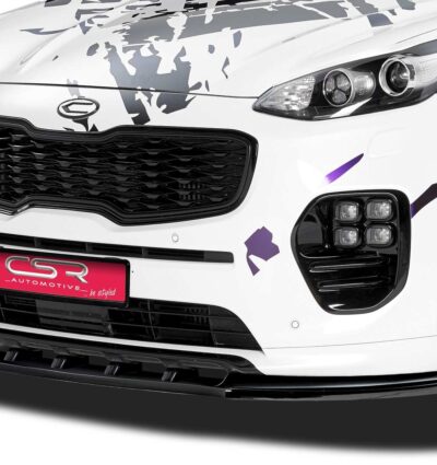 Lame de parechoc avant pour Kia Sportage QL toutes carrosseries (2015-06/2018) - Fabriqué en ABS (6 finitions au choix)