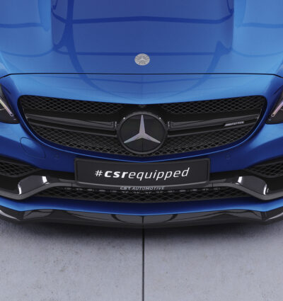 Lame de parechoc avant pour Mercedes-Benz C-Klassse W205 S205 V205 C205 A205 toutes carrosseries (depuis 02/2014) - Fabriqué en ABS (6 finitions au choix)