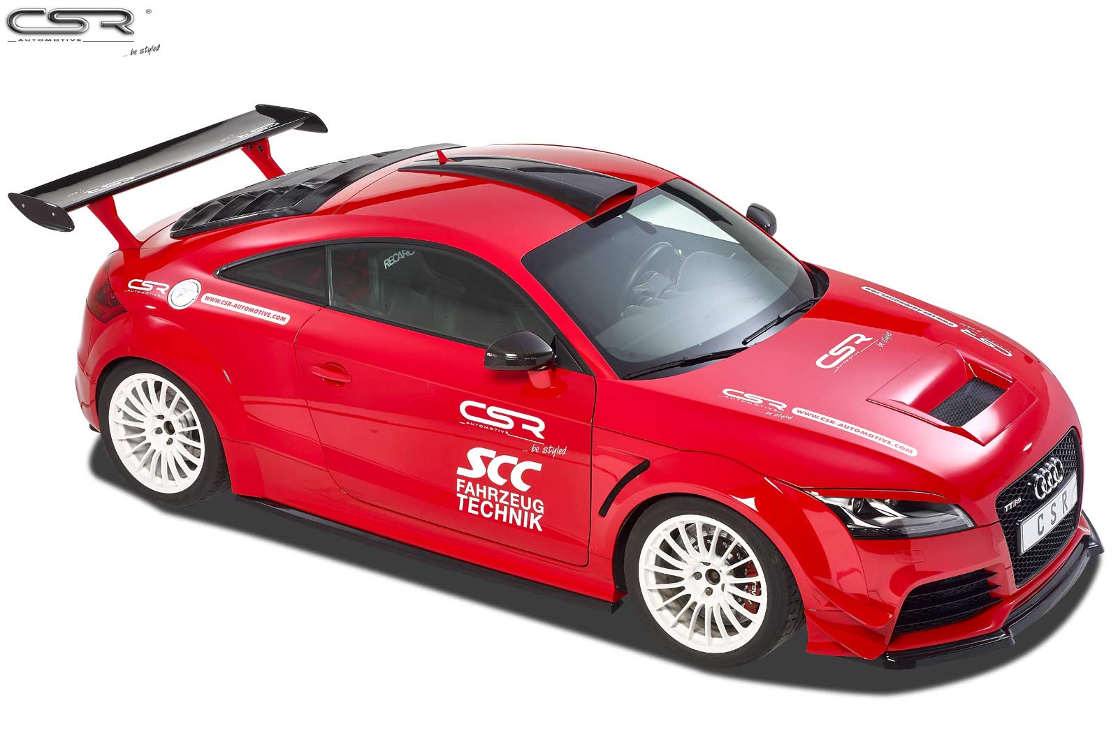 Lame de parechoc avant pour Audi TT RS 8J (2009-2015) - Fabriqué en ABS (6 finitions au choix)