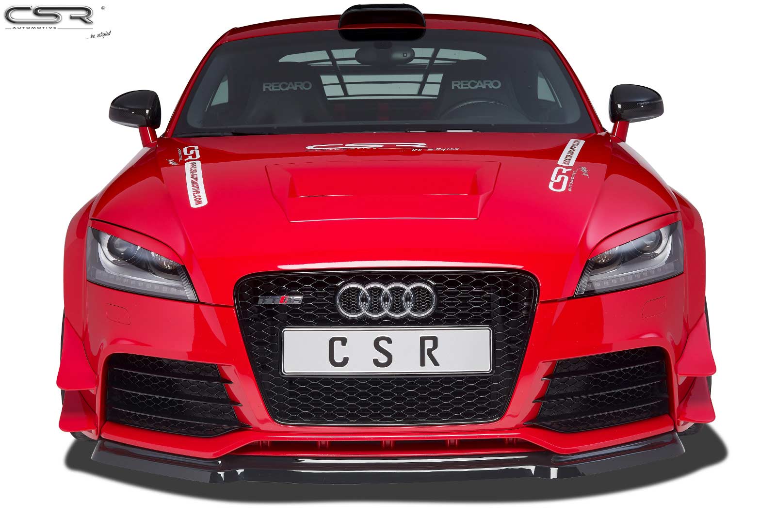 Lame de parechoc avant pour Audi TT RS 8J (2009-2015) - Fabriqué en ABS (6 finitions au choix)