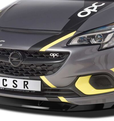 Lame de parechoc avant pour Opel Corsa E OPC  (depuis 03/2015) - Fabriqué en ABS (6 finitions au choix)