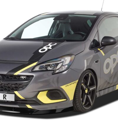 Lame de parechoc avant pour Opel Corsa E OPC  (depuis 03/2015) - Fabriqué en ABS (6 finitions au choix)