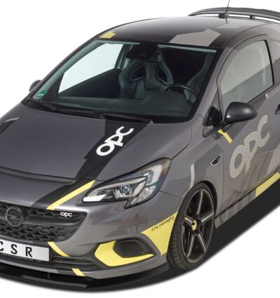 Lame de parechoc avant pour Opel Corsa E OPC (depuis 03/2015) - Fabriqué en ABS (6 finitions au choix)