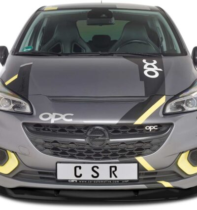 Lame de parechoc avant pour Opel Corsa E OPC (depuis 03/2015) - Fabriqué en ABS (6 finitions au choix)