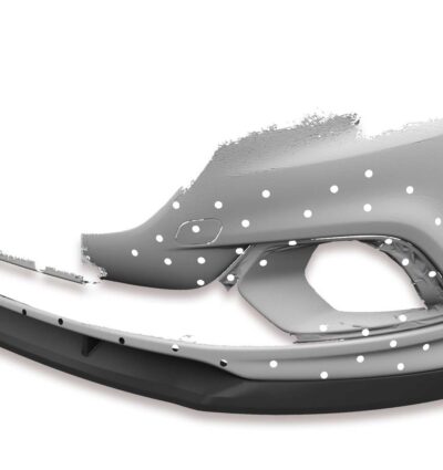 Lame de parechoc avant pour Opel Corsa E OPC (depuis 03/2015) - Fabriqué en ABS (6 finitions au choix)