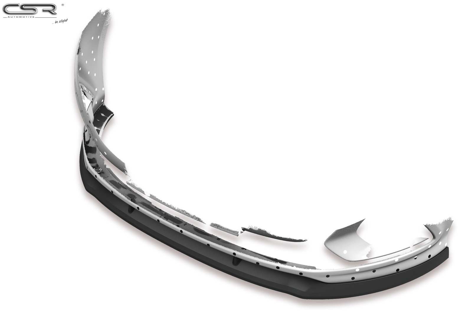 Lame de parechoc avant pour Opel Corsa E OPC (depuis 03/2015) - Fabriqué en ABS (6 finitions au choix)