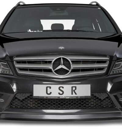Lame de parechoc avant pour Mercedes-Benz Classe C 204 toutes carrosseries (03/2011-06/2015) - Fabriqué en ABS (6 finitions au choix)