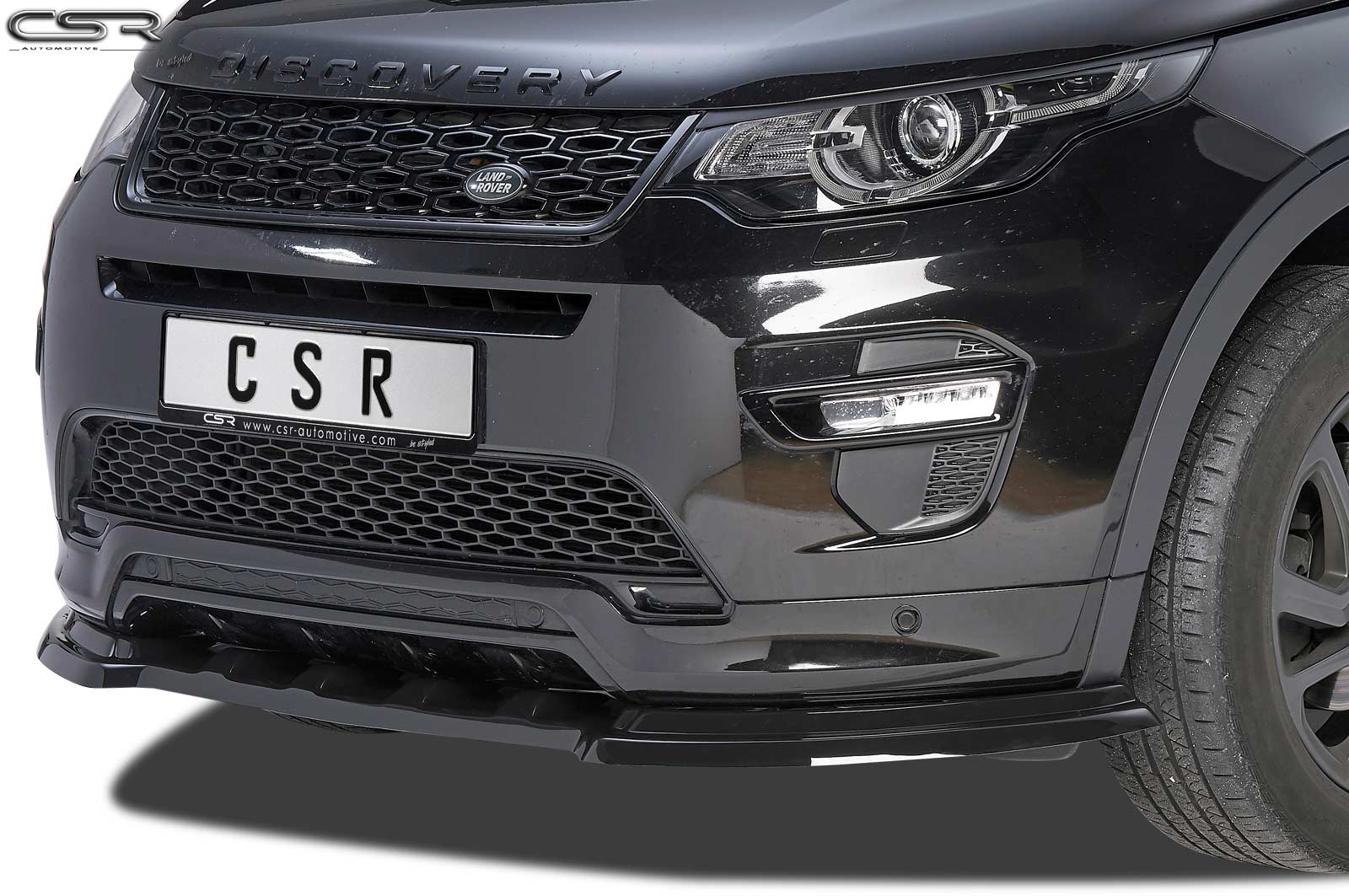 Lame de parechoc avant pour Land Rover Discovery Sport toutes carrosseries (depuis 2015) - Fabriqué en ABS (6 finitions au choix)