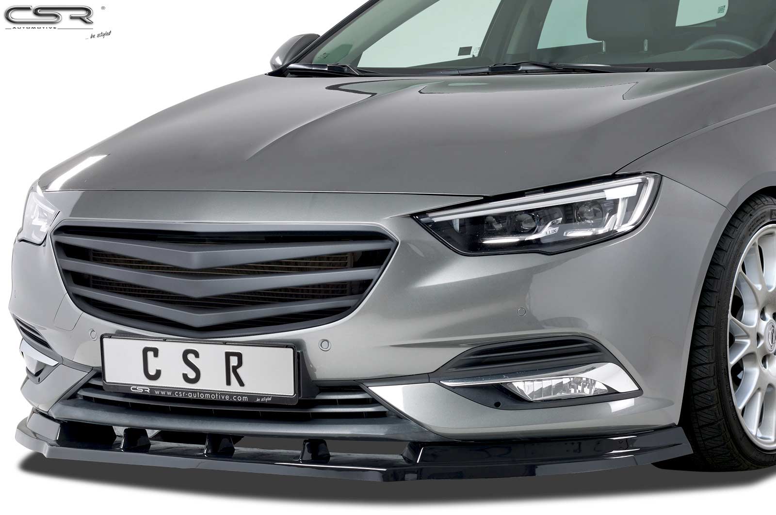 Lame de parechoc avant pour Opel Insignia B finition de base (préfacelift) (2017-2020) - Fabriqué en ABS (6 finitions au choix)