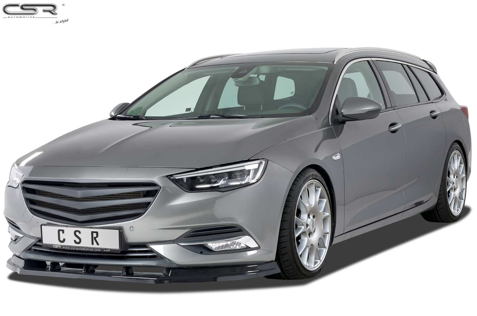 Lame de parechoc avant pour Opel Insignia B finition de base (préfacelift) (2017-2020) - Fabriqué en ABS (6 finitions au choix)