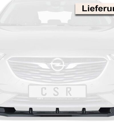 Lame de parechoc avant pour Opel Insignia B finition de base (préfacelift) (2017-2020) - Fabriqué en ABS (6 finitions au choix)