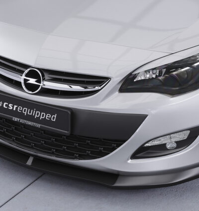 Lame de parechoc avant pour Opel Astra J sauf OPC (9/2012-2015) - Fabriqué en ABS (6 finitions au choix)