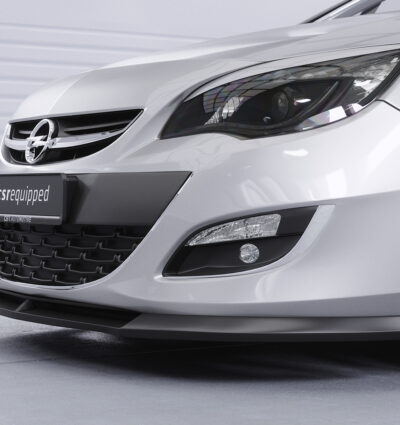Lame de parechoc avant pour Opel Astra J sauf OPC (9/2012-2015) - Fabriqué en ABS (6 finitions au choix)