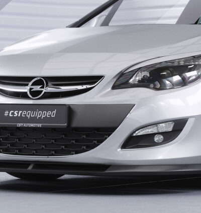 Lame de parechoc avant pour Opel Astra J sauf OPC (9/2012-2015) - Fabriqué en ABS (6 finitions au choix)