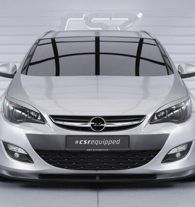 Lame de parechoc avant pour Opel Astra J sauf OPC (9/2012-2015) - Fabriqué en ABS (6 finitions au choix)
