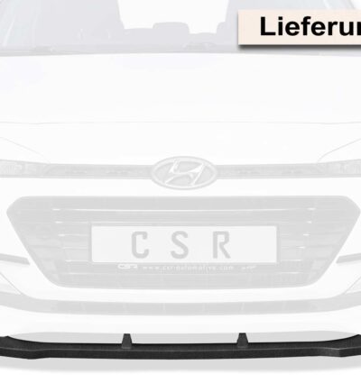 Lame de parechoc avant pour Hyundai I20 GB toutes carrosseries (depuis 2014) - Fabriqué en ABS (6 finitions au choix)