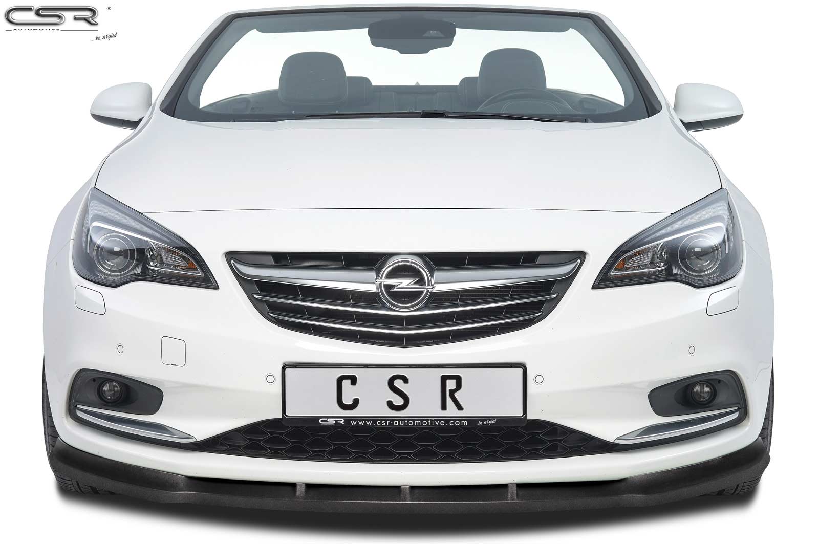 Lame de parechoc avant pour Opel Cascada toutes carrosseries (depuis 2013) - Fabriqué en ABS (6 finitions au choix)
