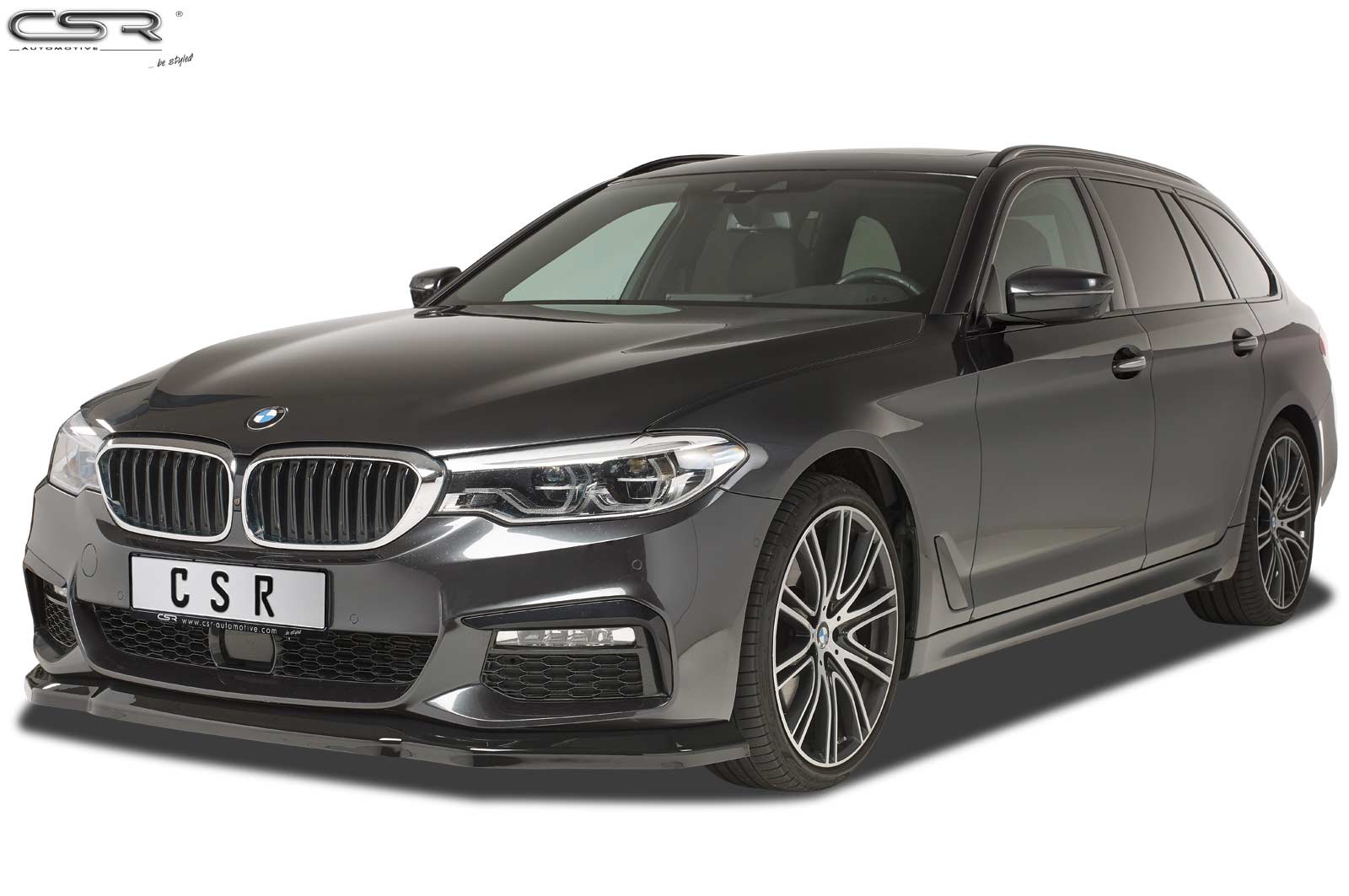 Lame de parechoc avant pour BMW Série 5 G30 / G31 uniquement Pack M (préfacelift) (2017-06/2020) - Fabriqué en ABS (6 finitions au choix)