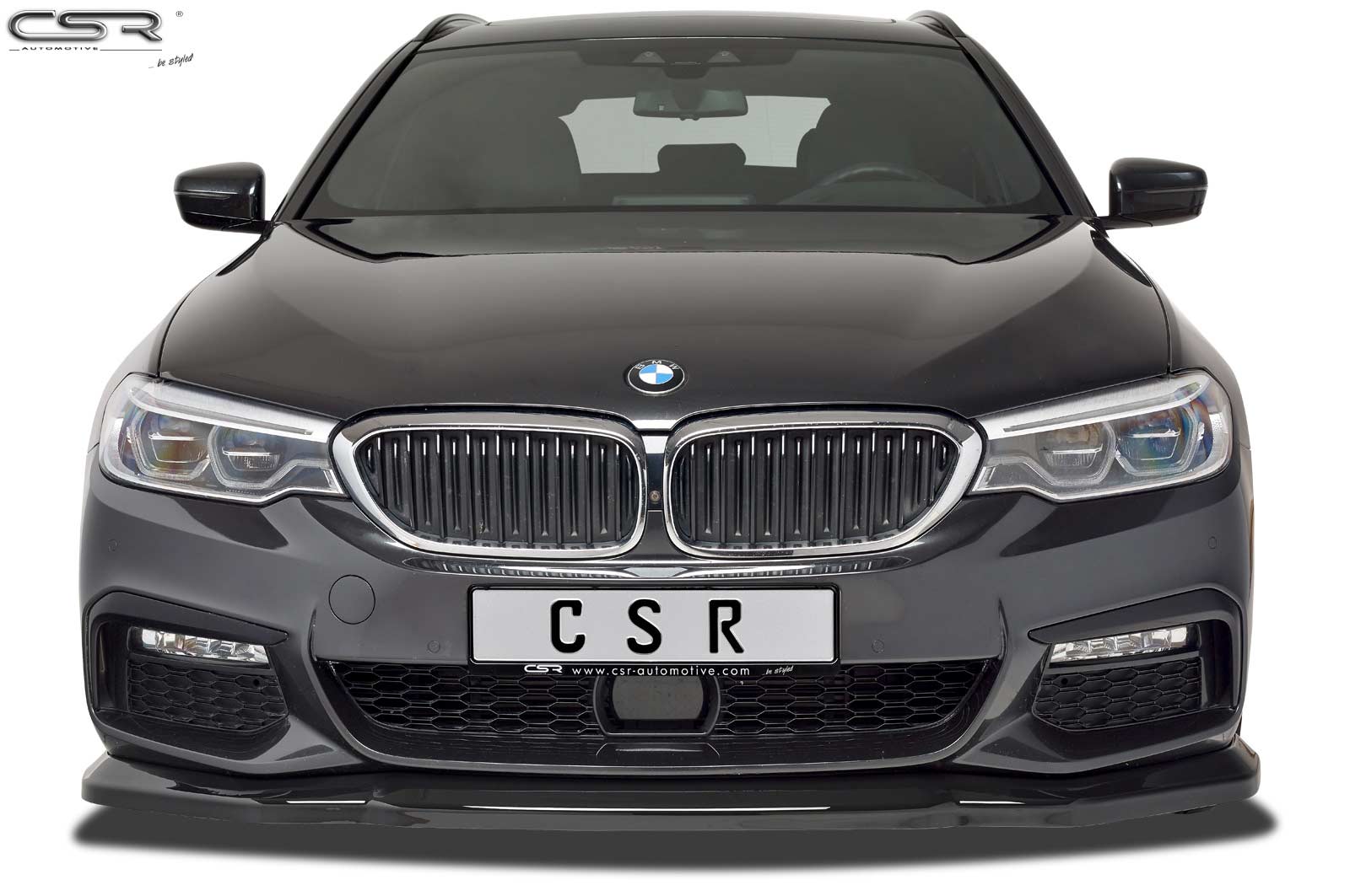 Lame de parechoc avant pour BMW Série 5 G30 / G31 uniquement Pack M (préfacelift) (2017-06/2020) - Fabriqué en ABS (6 finitions au choix)