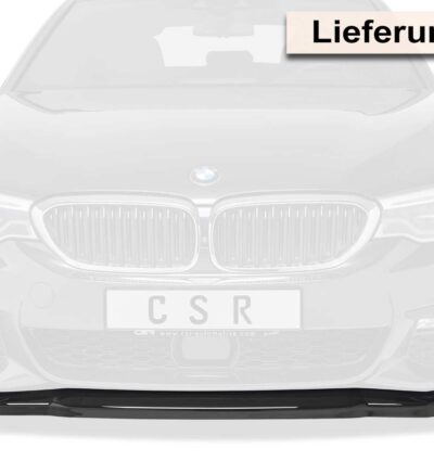 Lame de parechoc avant pour BMW Série 5 G30 / G31 uniquement Pack M (préfacelift) (2017-06/2020) - Fabriqué en ABS (6 finitions au choix)