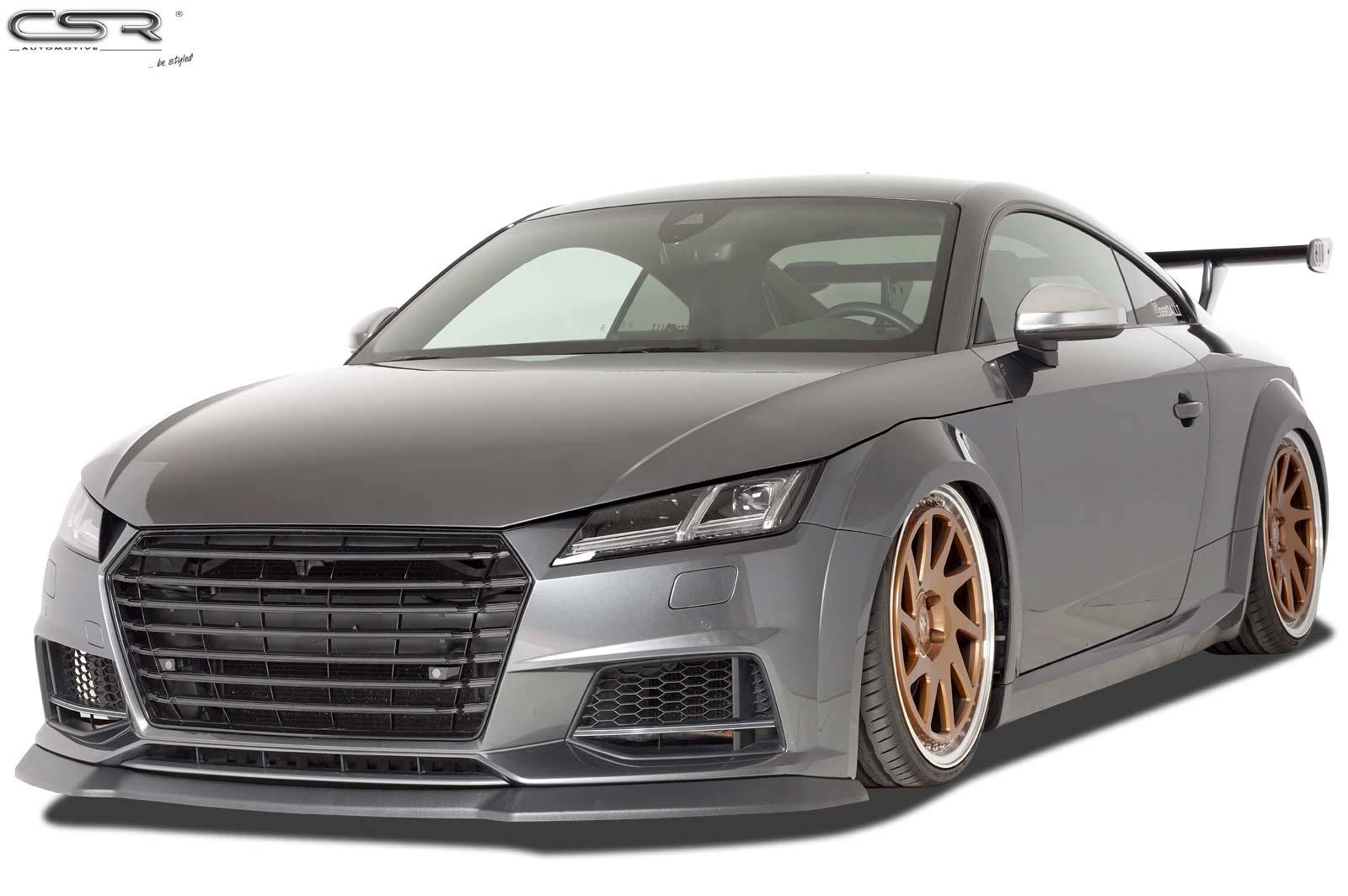 Lame de parechoc avant pour Audi TTS FV / 8S (depuis 2014) - Fabriqué en ABS (6 finitions au choix)