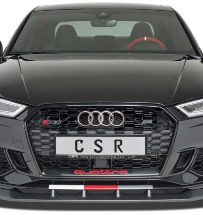 Lame de parechoc avant pour Audi RS3 8V toutes carrosseries (depuis 04/2016) - Fabriqué en ABS (6 finitions au choix)