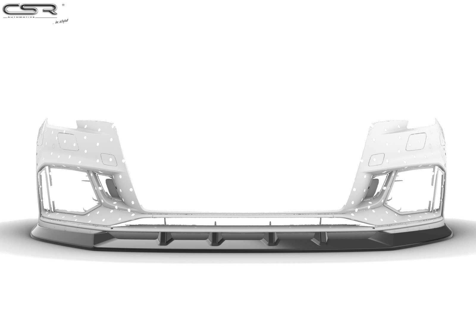Lame de parechoc avant pour Audi RS3 8V toutes carrosseries (depuis 04/2016) - Fabriqué en ABS (6 finitions au choix)
