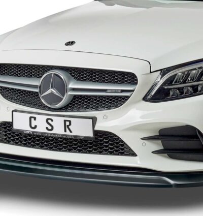 Lame de parechoc avant pour Mercedes-Benz Classe C C43 AMG 205 facelift (depuis 04/2018) - Fabriqué en ABS (6 finitions au choix)