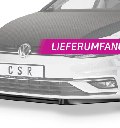 Lame de parechoc avant pour VW Golf 7 facelift (depuis 2017) - Fabriqué en ABS (6 finitions au choix)