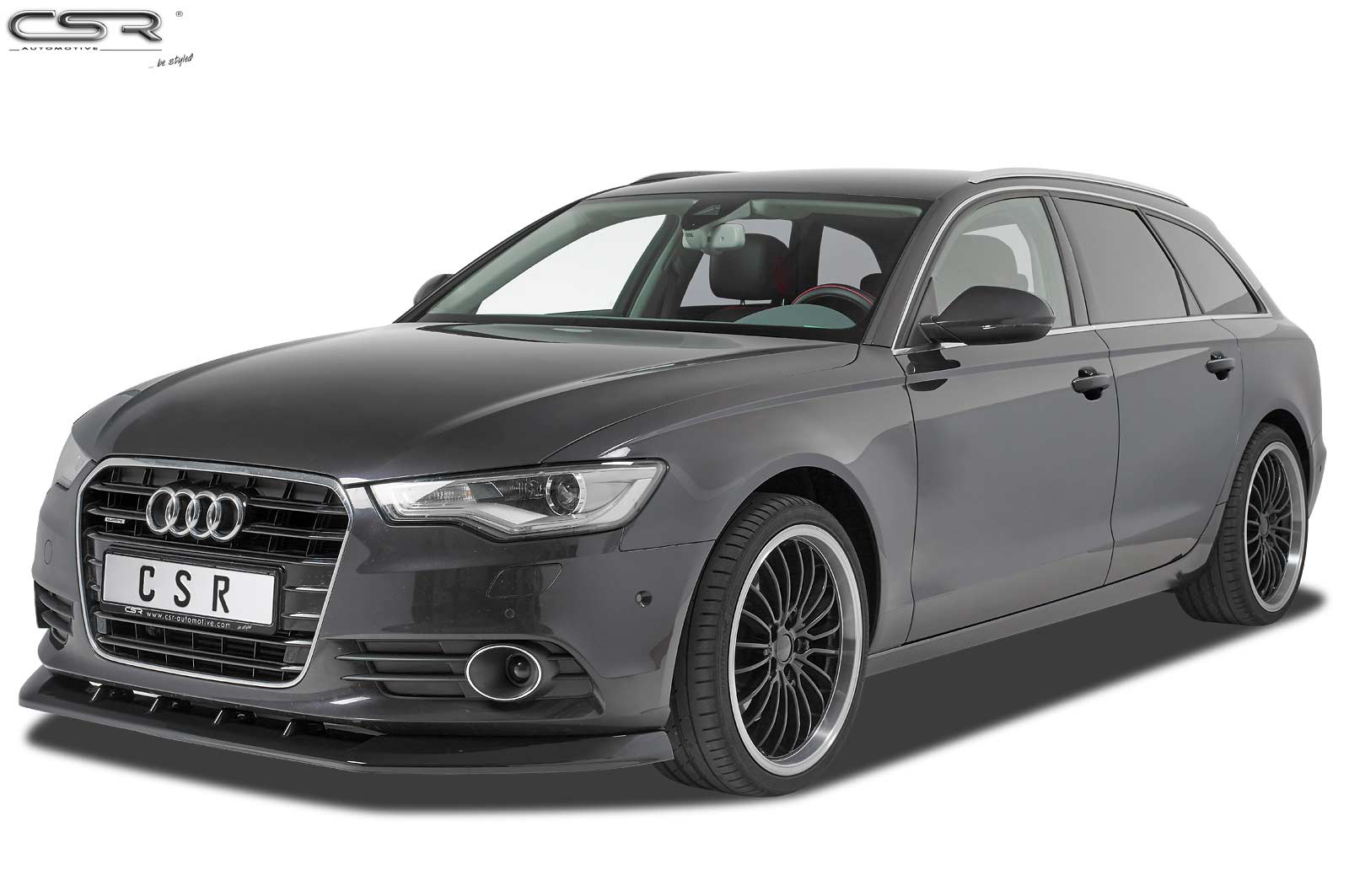 Lame de parechoc avant pour Audi A6 C7 4G préfacelift (04/2011-09/2014) - Fabriqué en ABS (6 finitions au choix)