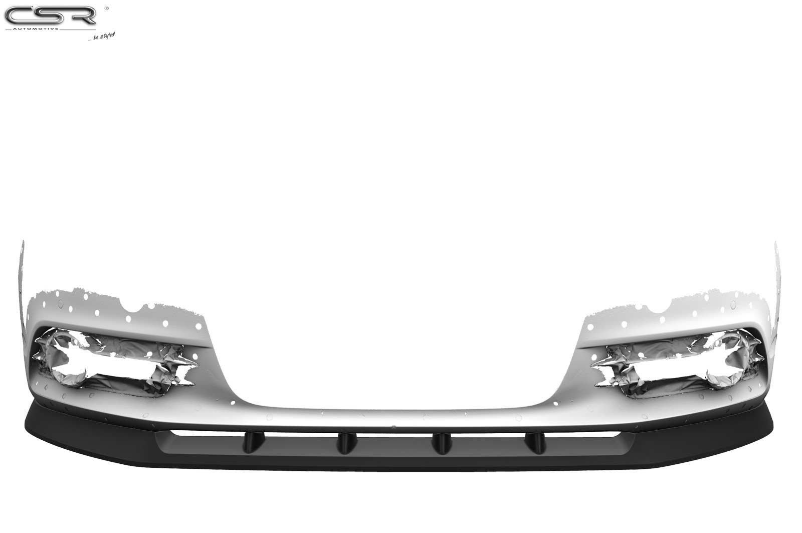 Lame de parechoc avant pour Audi A6 C7 4G préfacelift (04/2011-09/2014) - Fabriqué en ABS (6 finitions au choix)