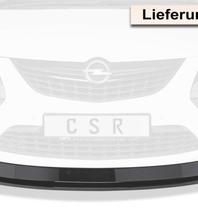 Lame de parechoc avant pour Opel Zafira C Tourer 3. Generation toutes carrosseries (2011-06/2016) - Fabriqué en ABS (6 finitions au choix)