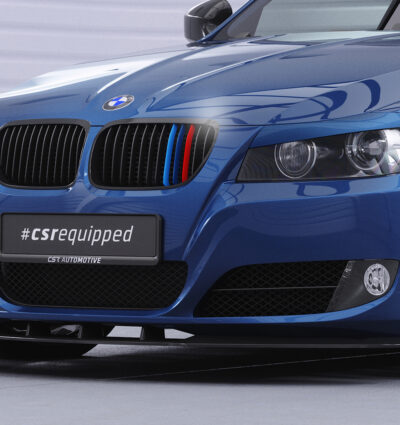 Lame de parechoc avant pour BMW Série 3 E90 LCI / E91 LCI berline / break (2008-2012) - Fabriqué en ABS (6 finitions au choix)