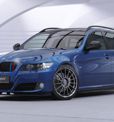 Lame de parechoc avant pour BMW Série 3 E90 LCI / E91 LCI berline / break (2008-2012) - Fabriqué en ABS (6 finitions au choix)