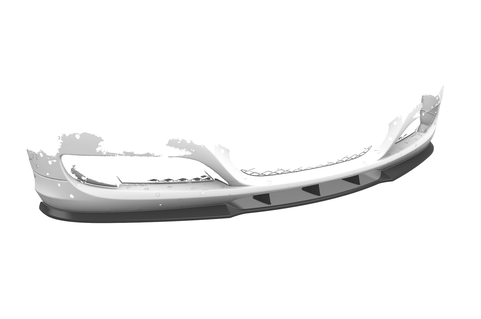 Lame de parechoc avant pour BMW Série 3 E90 LCI / E91 LCI berline / break (2008-2012) - Fabriqué en ABS (6 finitions au choix)
