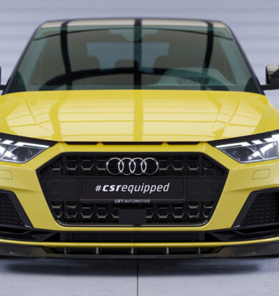 Lame de parechoc avant pour Audi A1 (Typ GB)  (depuis 2018) - Fabriqué en ABS (6 finitions au choix)