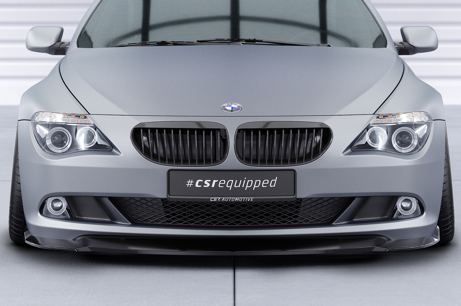 Lame de parechoc avant pour BMW Série 6 E63 / E64 facelift (2007-2010) - Fabriqué en ABS (6 finitions au choix)