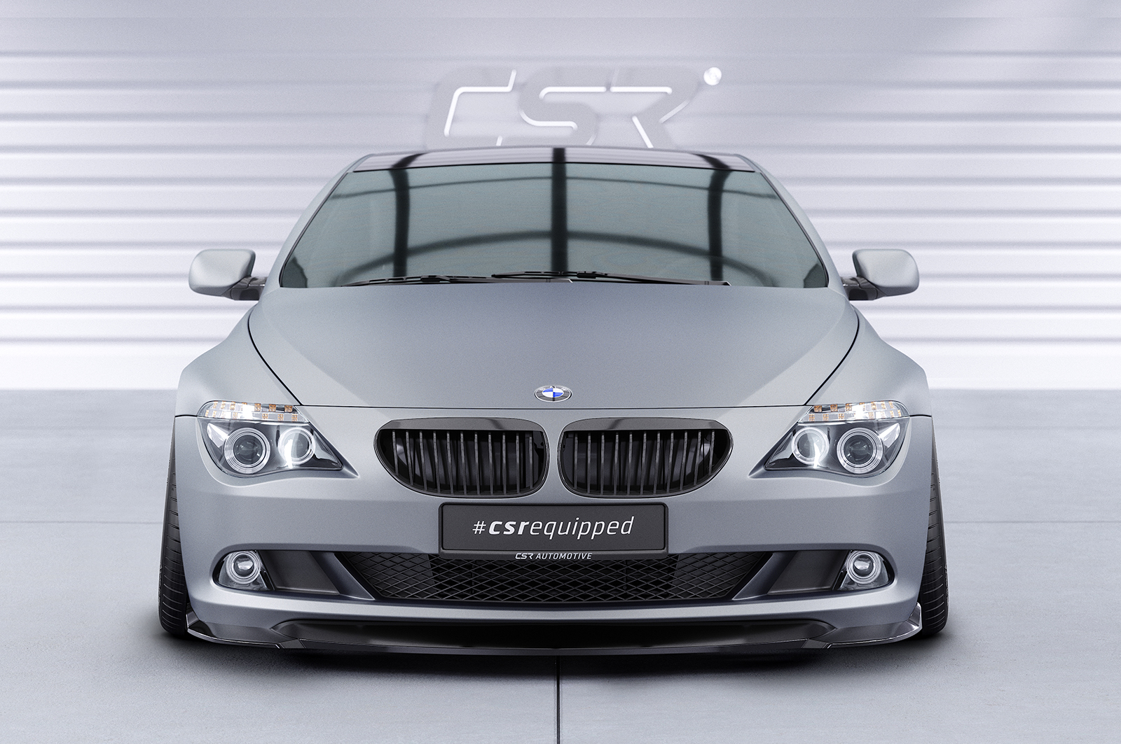Lame de parechoc avant pour BMW Série 6 E63 / E64 facelift (2007-2010) - Fabriqué en ABS (6 finitions au choix)