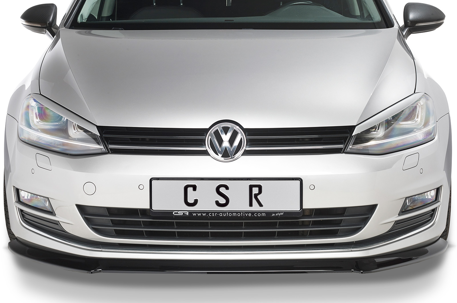 Lame de parechoc avant pour VW Golf 7 préfacelift (08/2012-2017) - Fabriqué en ABS (6 finitions au choix)