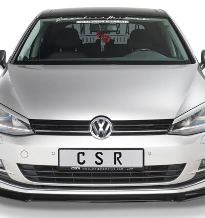 Lame de parechoc avant pour VW Golf 7 préfacelift (08/2012-2017) - Fabriqué en ABS (6 finitions au choix)