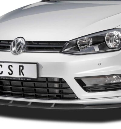 Lame de parechoc avant pour VW Golf 7 uniquement R-Line (depuis 08/2012) - Fabriqué en ABS (6 finitions au choix)