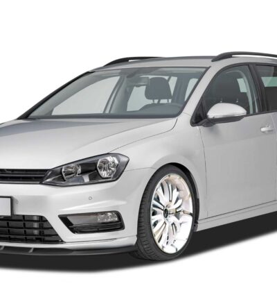 Lame de parechoc avant pour VW Golf 7 uniquement R-Line (depuis 08/2012) - Fabriqué en ABS (6 finitions au choix)