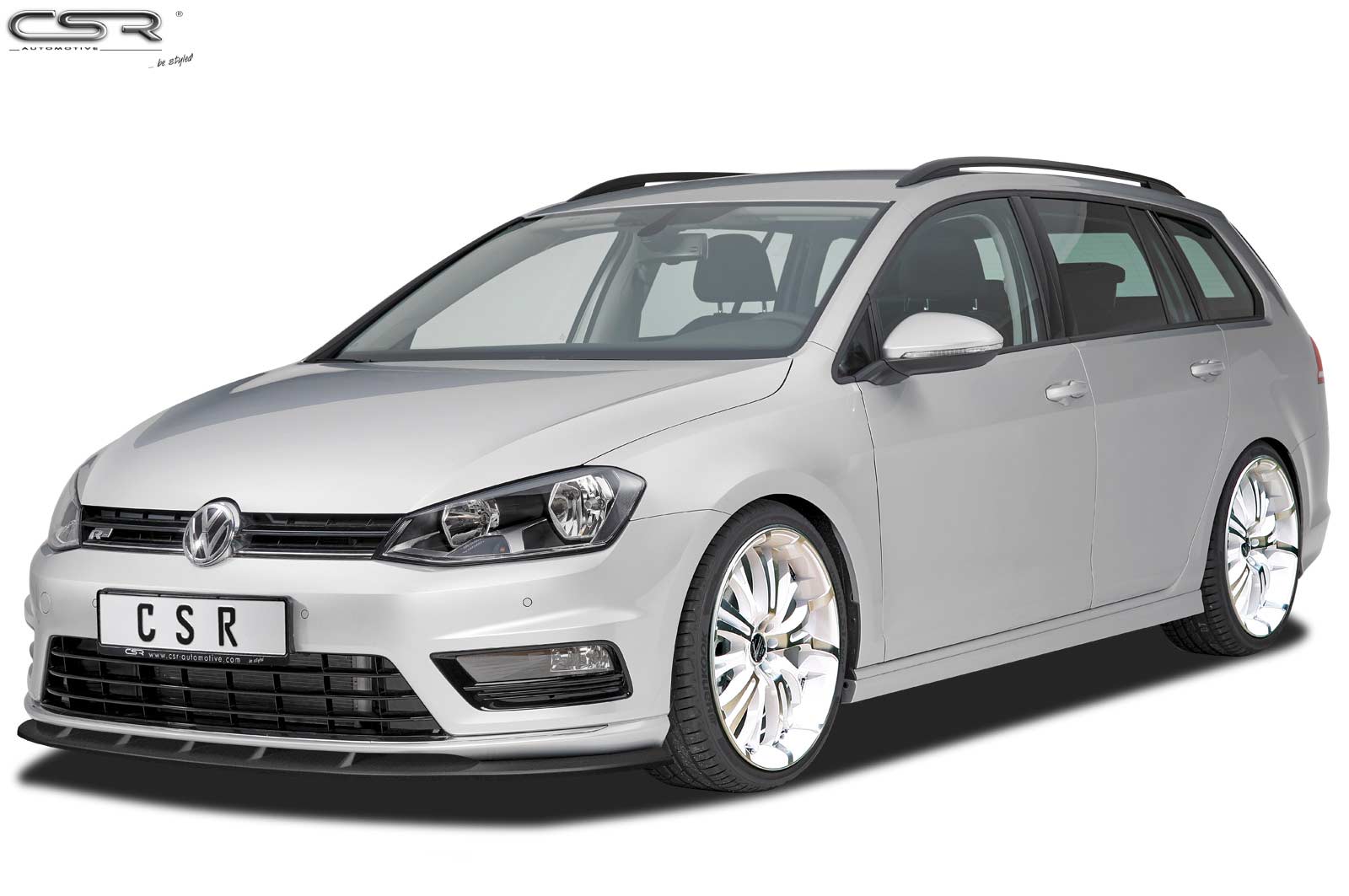 Lame de parechoc avant pour VW Golf 7 uniquement R-Line (depuis 08/2012) - Fabriqué en ABS (6 finitions au choix)