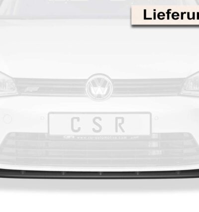 Lame de parechoc avant pour VW Golf 7 uniquement R-Line (depuis 08/2012) - Fabriqué en ABS (6 finitions au choix)