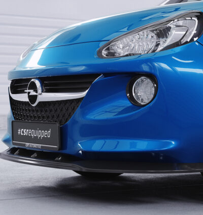 Lame de parechoc avant pour Opel Adam  (11/2012-05/2019) - Fabriqué en ABS (6 finitions au choix)