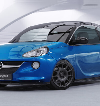 Lame de parechoc avant pour Opel Adam (11/2012-05/2019) - Fabriqué en ABS (6 finitions au choix)