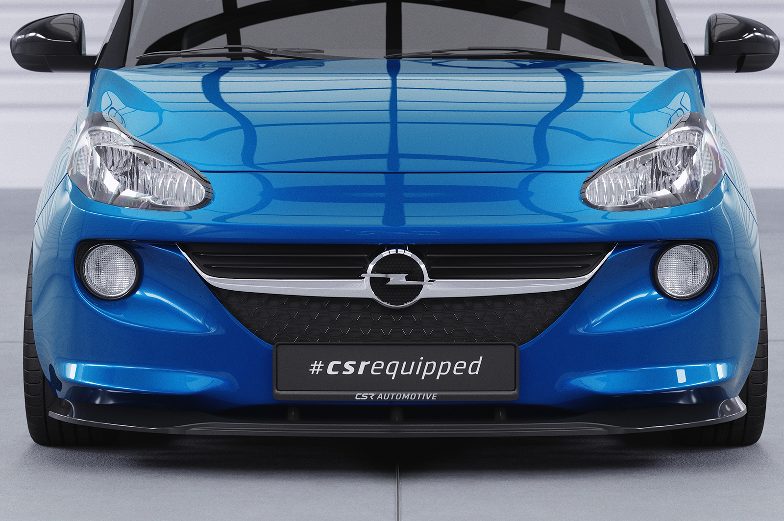 Lame de parechoc avant pour Opel Adam (11/2012-05/2019) - Fabriqué en ABS (6 finitions au choix)